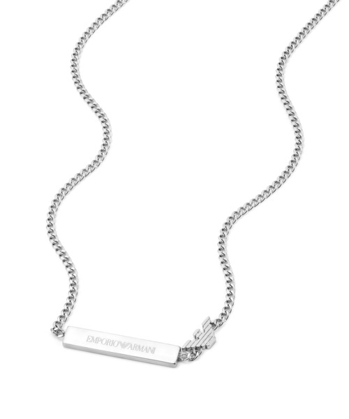 美品❣️ EMPORIO ARMANI エンポリオアルマーニ　ネックレス　シルバー EMPORIO ARMANI エンポリオアルマーニ ネックレス ロング ペンダント