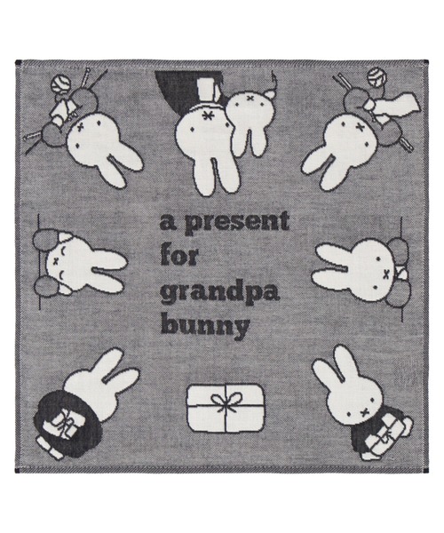 ハンカチ MIFFY 三重ガーゼンハンカチ モノクロ レディース : ZOZOTOWN