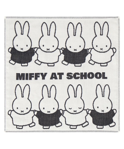 ハンカチ MIFFY 三重ガーゼンハンカチ モノクロ レディース : ZOZOTOWN