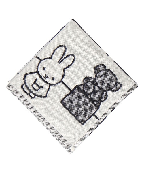 ハンカチ MIFFY 三重ガーゼンハンカチ モノクロ レディース : ZOZOTOWN
