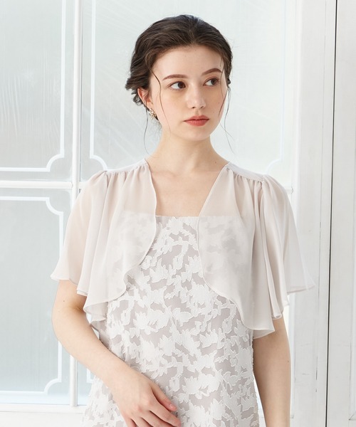 「AIMER」 ボレロ MEDIUM オフホワイト レディース_画像3