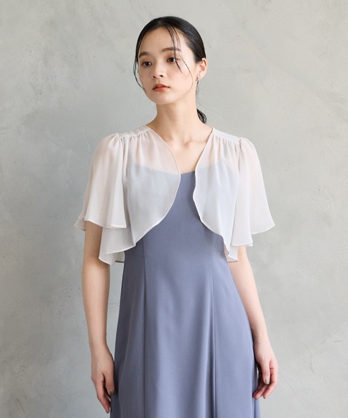 「AIMER」 ボレロ MEDIUM オフホワイト レディース_画像4