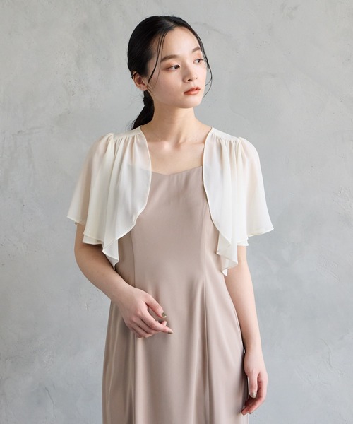 「AIMER」 ボレロ MEDIUM オフホワイト レディース_画像9