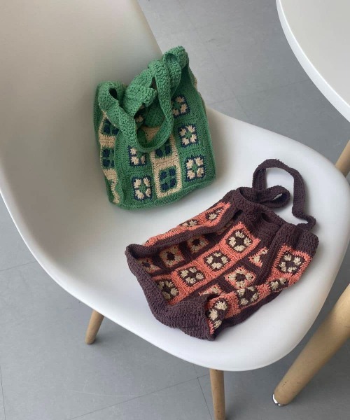 「kaorinomori」 トートバッグ ONE SIZE ブラウン レディース_画像4