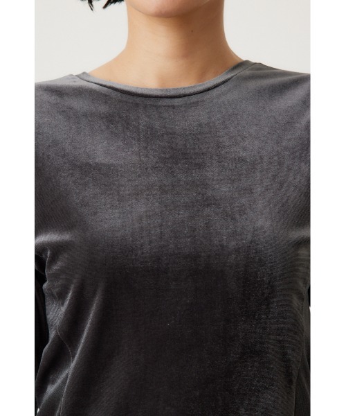 「crie conforto」 長袖カットソー FREE ダークグレー レディース_画像7