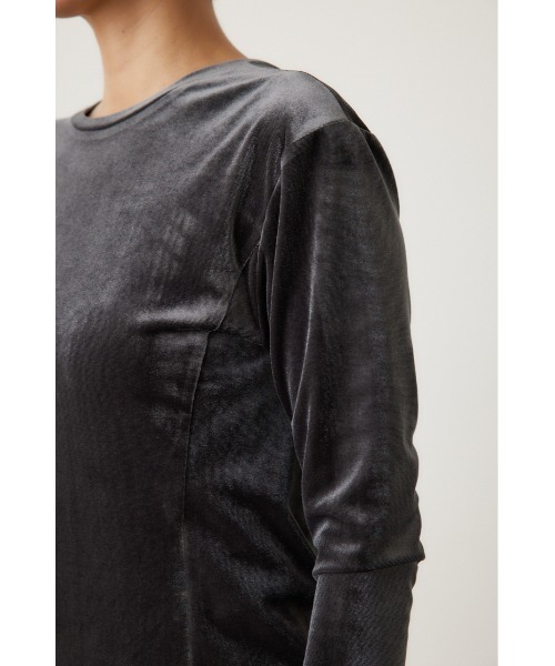 「crie conforto」 長袖カットソー FREE ダークグレー レディース_画像8