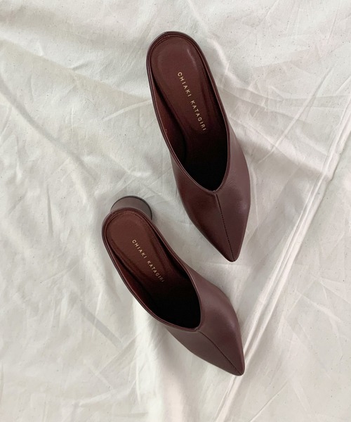 「Chiaki Katagiri」 ミュール 24.0cm ブラック レディース_画像5