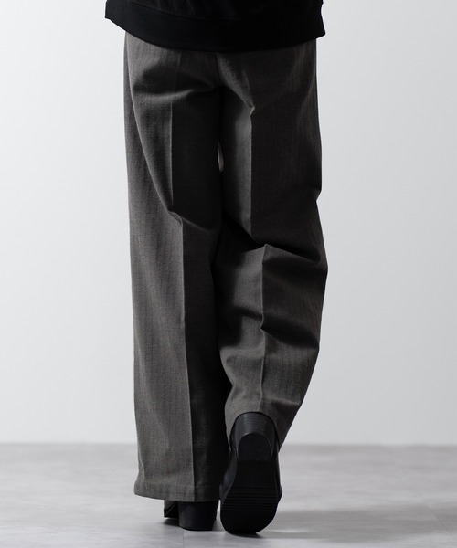 「CLEL」 スラックス S ブラック メンズ_画像4