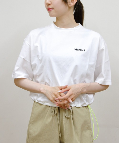 Marmot（マーモット） tシャツ 半袖 クロップドコードTEE Cropped Cord