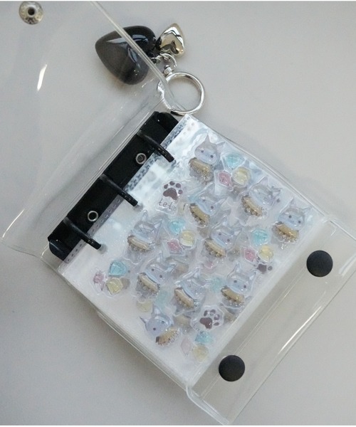 Jelly moo（ジェリームー） ステッカー 「 」 A8サイズ ミニクリア