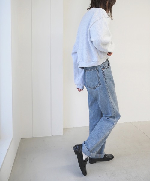 「CANAL JEAN」 スウェットカットソー ONE SIZE グリーン レディース_画像4