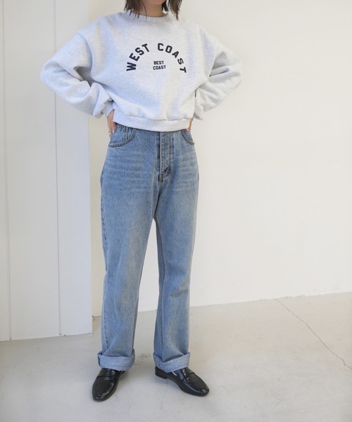 「CANAL JEAN」 スウェットカットソー ONE SIZE グリーン レディース_画像5