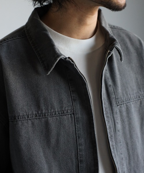 「CREARE -LINO-」 デニムジャケット M ネイビー メンズ_画像6
