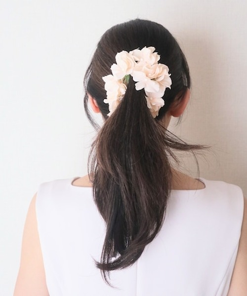 Salon de Lilas（サロンドリラ） ヘアクリップ 紫陽花バナナクリップ