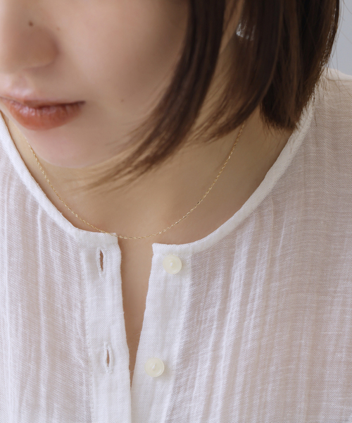 ネックレス マリンチェーン40cmネックレス K18 レディースの画像