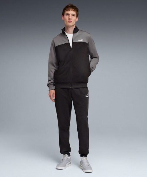 PUMA（プーマ） ジャージ メンズ ポリ カラーブロック スーツ 上下