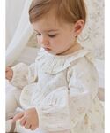 ベビー服 ロンパース シアーサッカー長袖プレイ...の詳細画像5
