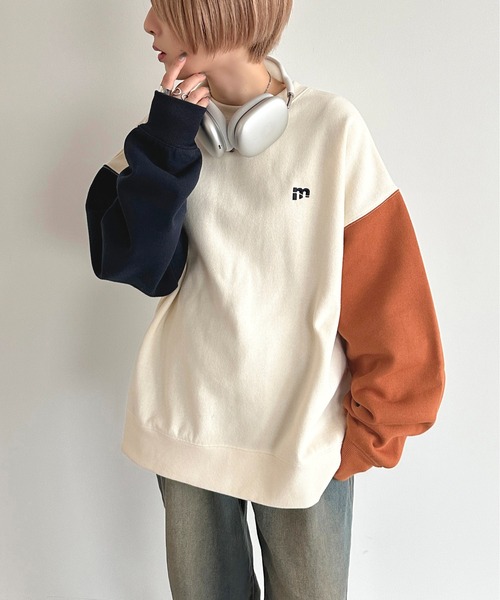 「apres jour mignon」 スウェットカットソー X-LARGE ナチュラル レディース_画像2
