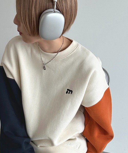 「apres jour mignon」 スウェットカットソー X-LARGE ナチュラル レディース_画像3