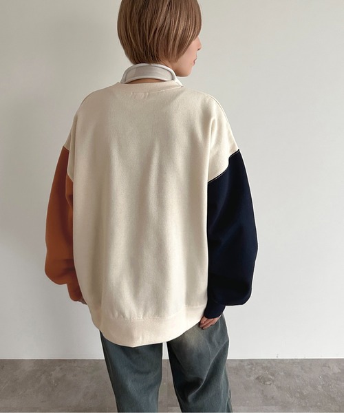 「apres jour mignon」 スウェットカットソー X-LARGE ナチュラル レディース_画像5