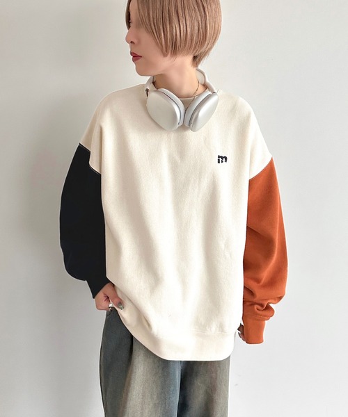 「apres jour mignon」 スウェットカットソー X-LARGE ナチュラル レディース_画像6
