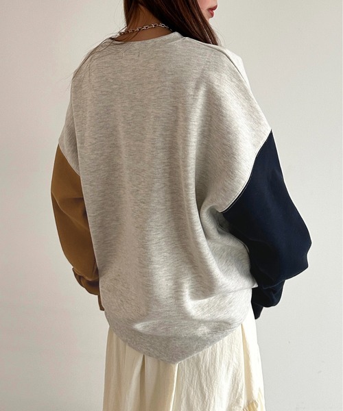 「apres jour mignon」 スウェットカットソー X-LARGE ナチュラル レディース_画像7