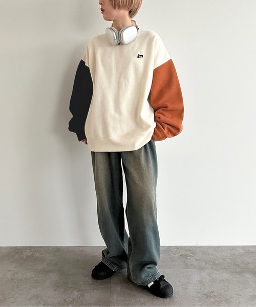「apres jour mignon」 スウェットカットソー X-LARGE ナチュラル レディース_画像9