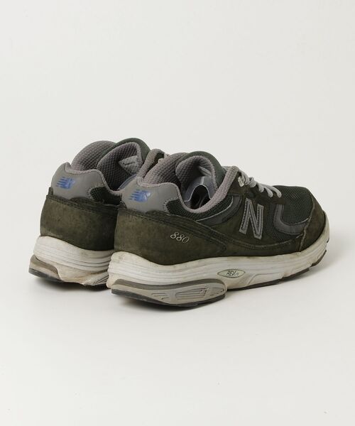「New Balance」 ローカットスニーカー 24.5cm グリーン レディース_画像2