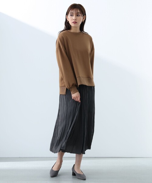 「BEAMS HEART」 セットアップ FREE ネイビー レディース_画像2
