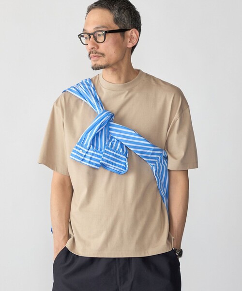 最終値下げ★新品未使用コットンスリムフィットショートスリーブTシャツ SHIPS（シップス） tシャツ SHIPS:「MADE IN JAPAN」スビンギザ