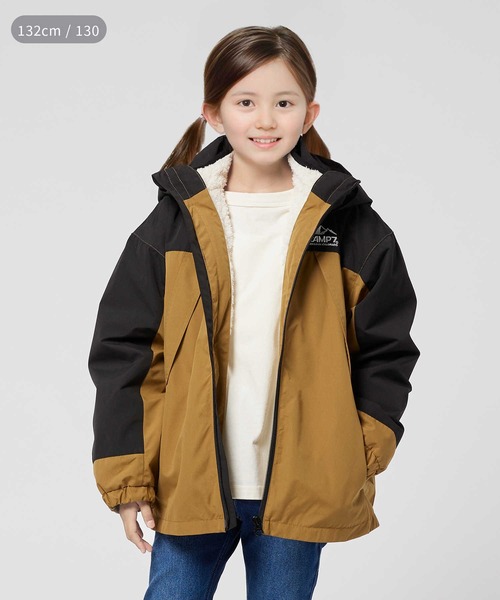 CAMP7（キャンプセブン） 「KIDS」マウンテンパーカー 150 ベージュ 