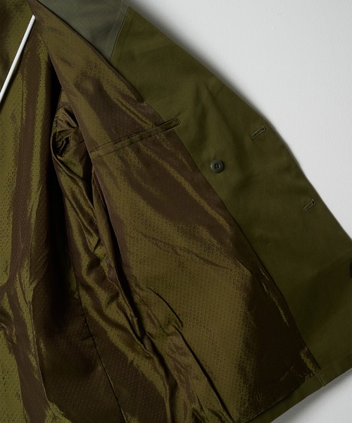 ジャケット テーラードジャケット 「ANREALAGE」PANEL PATCHWORK DOUBLE JACKET メンズの画像