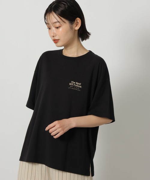 LAKOLE（ラコレ） tシャツ 半袖 刺繍ロゴTEE / 671505 レディース
