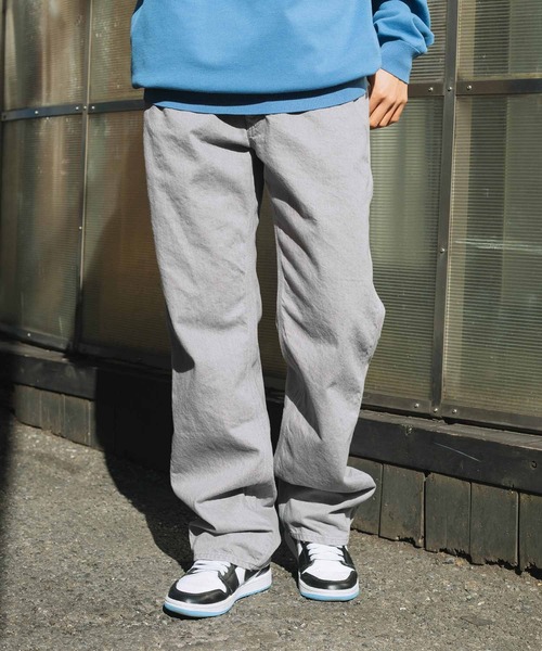 「BLUFCAMP」 デニムパンツ LARGE グレー メンズ_画像2