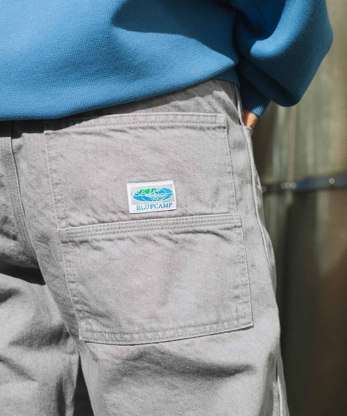 「BLUFCAMP」 デニムパンツ LARGE グレー メンズ_画像6