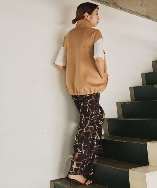 「VERMEIL par iena」 イージーパンツ 36 ブラウン レディース_画像6
