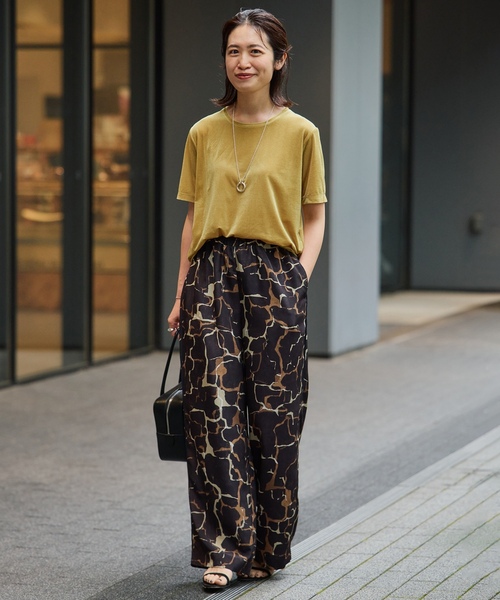 「VERMEIL par iena」 イージーパンツ 36 ブラウン レディース_画像9