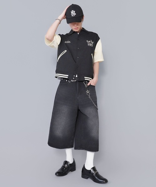 新品Spick&Span スタジャン SPINNS（スピンズ） スタジャン 半袖スタジャンシャツジャケット/麻