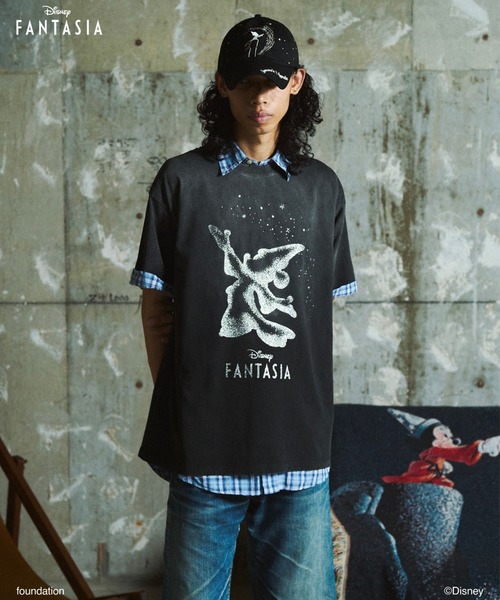 CAMPHOR WOOD tシャツ DISNEY / FANTASIA / GLITTER GRAPHIC TEE