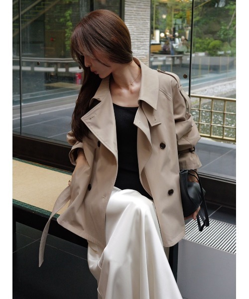 BEAUTY＆YOUTH UNITED ARROWS トレンチコート S グレー レディース