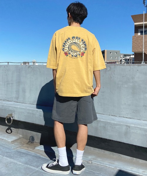 「Quiksilver」 半袖Tシャツ L ネイビー メンズ_画像3