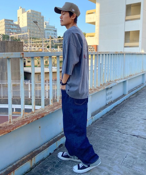 「Quiksilver」 半袖Tシャツ L ネイビー メンズ_画像6