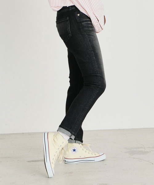 「SOMETHING」 デニムパンツ 25 パープル系その他 レディース_画像2