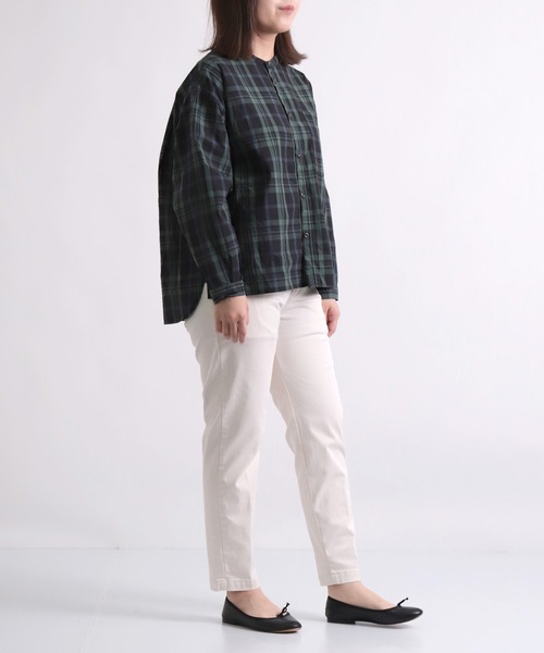 「D.M.G.」 チノパンツ S アイボリー レディース_画像6