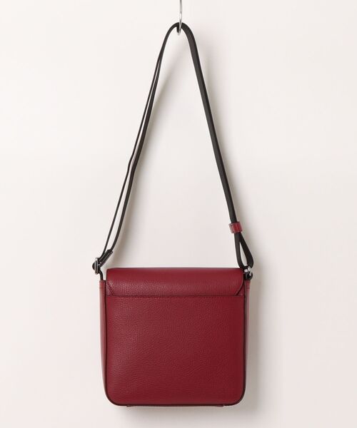 【売約済】マイケルコース　ショルダーバッグ　スクエア　赤　フラップ　シボ　メンズ MICHAEL KORS（マイケルコース） ショルダーバッグ COOPER スクエア