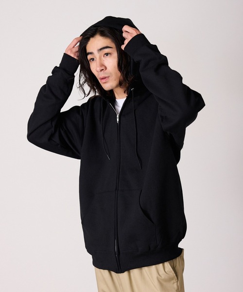 パーカー サイズ L ブラック パーカー メンズ レディース [ 裏起毛で暖かい 綿100%で長持ちで肌触り