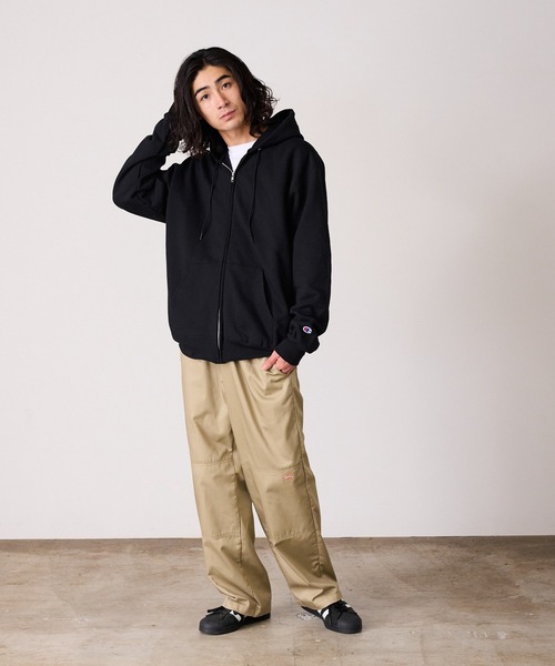 Champion（チャンピオン） スマホショルダー パーカー ライト裏起毛