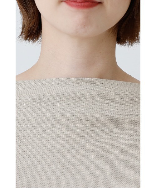 ニット セーター リブスリーブアシンメトリーニット レディース ElegChic ニット セーター リブスリーブアシンメトリーニット