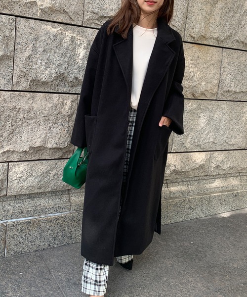 コート チェスターコート オーバーサイズロングガウンコート Zozotown Yahoo 店 通販 Yahoo ショッピング
