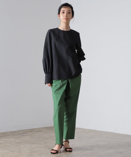 Demi-Luxe BEAMS 2024SS AK+1 シアーシャツ　オリーブ Demi-Luxe BEAMS（デミルクス ビームス）の「AK+1 / シアー